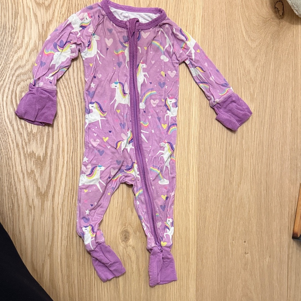Little Sleepies Unicorn Foote Pajamas